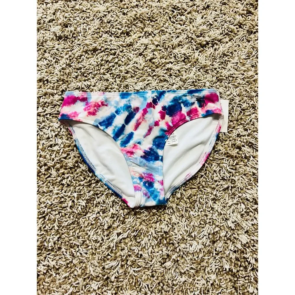 NWT❤️Abercrombie big kids Tie Die bikini bottom sz11-12